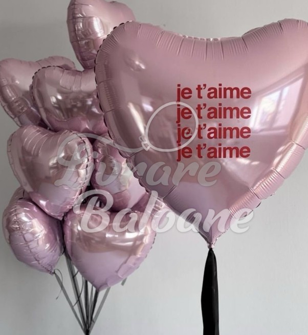 Baloane cu heliu_Inimi Roz (LB-16019)