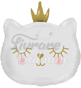Balon cu Heliu_PISICA PRINȚESĂ ALBĂ