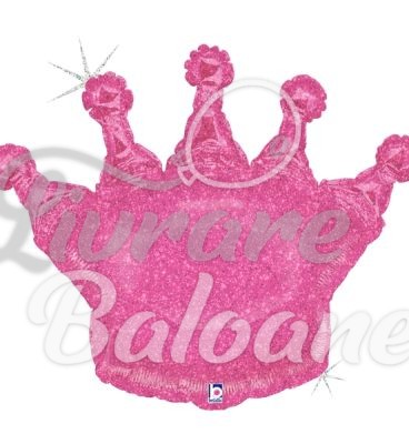 Balon cu Heliu_Coroana ROZ 91 cm
