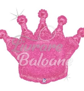 Balon cu Heliu_Coroana ROZ 91 cm