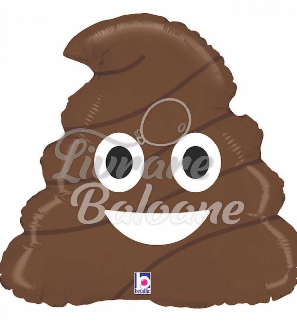 Balon cu Heliu_Emoji Poo 51 cm