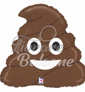 Balon cu Heliu_Emoji Poo 51 cm