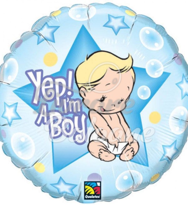Balon cu Heliu-Yes! I’m A Boy