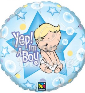 Balon cu Heliu-Yes! I’m A Boy
