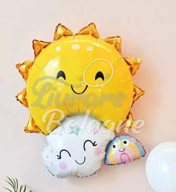 Balon cu Heliu_Familia Curcubeu_Soare