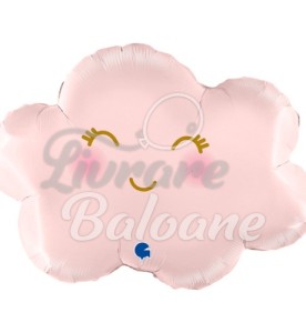 Balon cu Heliu_Nor Albastru Pastel