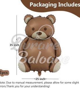 Balon cu Heliu_Urs din Satin
