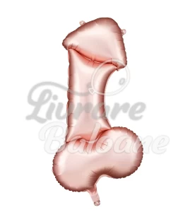 Balon cu Heliu_PENIS_Rose Gold 112 cm