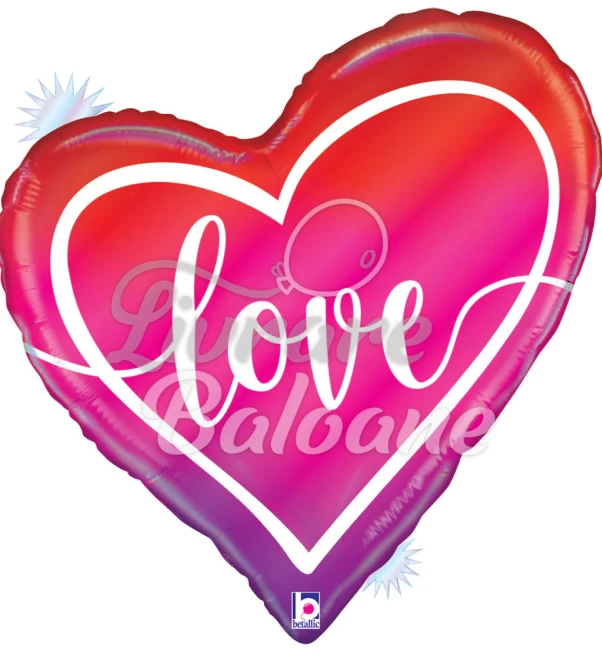 Гелиевый шар_СЕРДЦЕ_Love 89 см