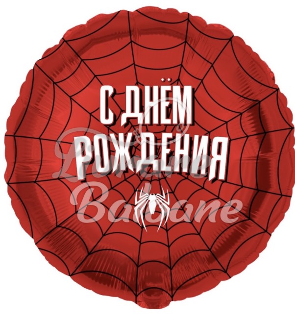 SPIDERMAN_La Mulți Ani_Cerc 46 cm