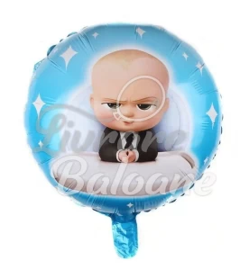Гелиевый шар_Baby BOSS_Круг 18_46 см