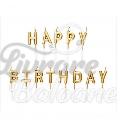 Lumânari Happy Birthday_AURII