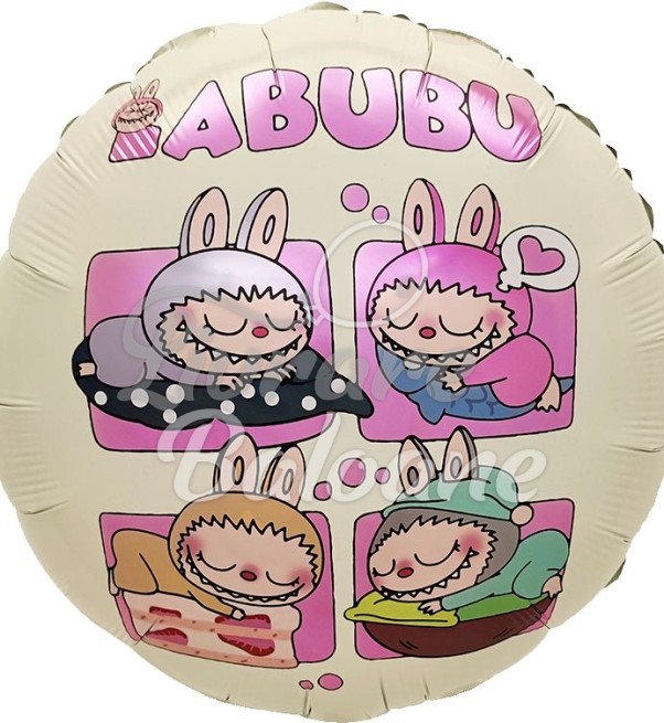 Гелиевый шар_LABUBU_Круг 46 см (LB-19276)