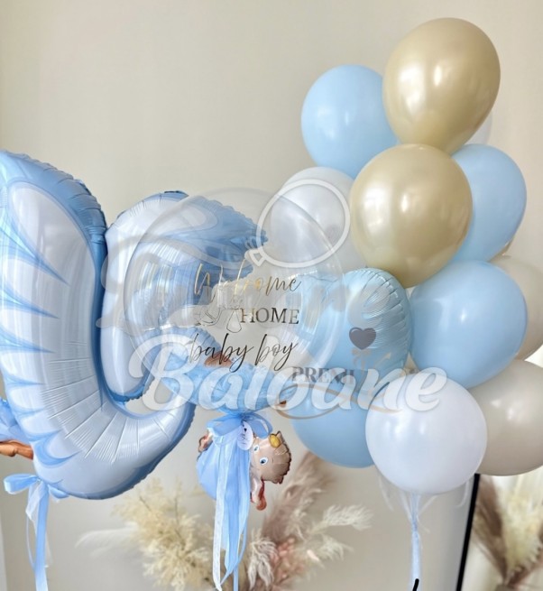 Гелиевые шары_Выписка из роддома_МАЛЬЧИК (LB-14112)