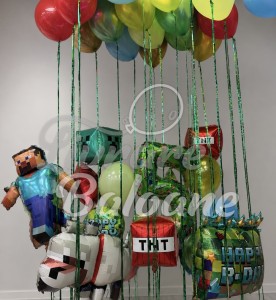 Decor cu Baloane_MINECRAFT (LB-130031)