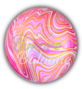 Sfera Marblez Pink, 38 cm Anagram